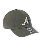 Бейсболка 47 BRAND арт. B-RGW01GWS-MSA Atlanta Braves MLB (оливковый)