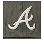 Бейсболка 47 BRAND арт. B-RGW01GWS-MSA Atlanta Braves MLB (оливковый)