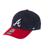 Бейсболка 47 BRAND арт. B-RGWTT01GWS-HM Atlanta Braves MLB (темно-синий / красный)