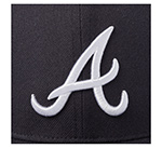 Бейсболка 47 BRAND арт. B-SRS01WBP-NYD Atlanta Braves MLB (темно-синий)