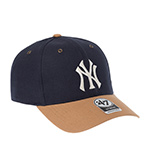 Бейсболка 47 BRAND арт. B-CAMPC17GWS-NYA New York Yankees MLB (темно-синий / бежевый)