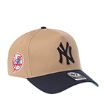 Бейсболка 47 BRAND арт. B-MDTTC17GWP-KHI New York Yankees MLB (бежевый / темно-синий)