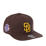 Бейсболка 47 BRAND арт. B-SRS21WBP-BWA San Diego Padres MLB (коричневый)