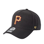 Бейсболка 47 BRAND арт. B-REPDT20WBP-BKGR Pittsburgh Pirates MLB (черный)