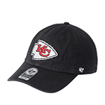 Бейсболка 47 BRAND арт. F-RGW16GWS-BK Kansas City Chiefs NFL (черный)