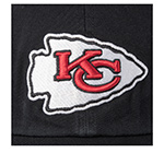 Бейсболка 47 BRAND арт. F-RGW16GWS-BK Kansas City Chiefs NFL (черный)
