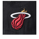 Бейсболка 47 BRAND арт. K-RGW27GWS-BKB Miami Heat NBA (черный)