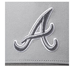 Бейсболка 47 BRAND арт. BCPTN-MDTTC01GWP-GY06 Atlanta Braves MLB (серый)