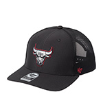 Бейсболка 47 BRAND арт. K-VOLCN03ZPP-BK Chicago Bulls NBA (черный)