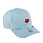 Бейсболка DJINNS арт. 6P TrueFit 2.0 New Diamond (голубой)