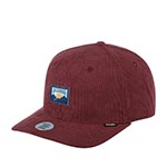 Бейсболка DJINNS арт. 6P TrueFit Cord Mountains (бордовый)