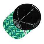 Бейсболка DJINNS арт. 6P SB BatiquePeak 2.0 (черный / зеленый)