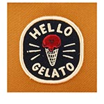 Бейсболка DJINNS арт. HFT Food Gelato (коричневый / розовый)