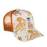 Бейсболка DJINNS арт. HFT Aloha Tiger (кремовый / рыжий)