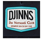 Бейсболка DJINNS арт. HFT Nothing Club 2 HeatDye (темно-синий)