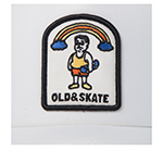 Бейсболка COASTAL арт. HFT Old Skate (белый)