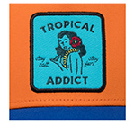 Бейсболка COASTAL арт. HFT Tropical Addict (коралловый / синий)