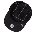 Бейсболка DJINNS арт. 5P Soft Flat Cap Sunday Coffee Cord (черный)