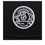 Бейсболка DJINNS арт. 6P TrueFit 2.0 Cap Tru Thoughts (черный)