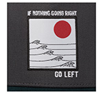 Бейсболка COASTAL арт. HFT Go Left (темно-серый / темно-бирюзовый)