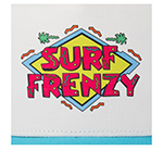 Бейсболка COASTAL арт. HFT Surf Frenzy (голубой / белый)