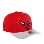 Бейсболка MITCHELL NESS арт. 6HSSMM19493-CBURDGY Chicago Bulls NBA (красный / серый)