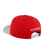 Бейсболка MITCHELL NESS арт. 6HSSMM19493-CBURDGY Chicago Bulls NBA (красный / серый)