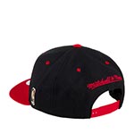 Бейсболка MITCHELL NESS арт. CHICAGO BULLS BULLS BLACKCRN Chicago Bulls NBA (черный / красный)