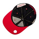 Бейсболка MITCHELL NESS арт. CHICAGO BULLS BULLS BLACKCRN Chicago Bulls NBA (черный / красный)