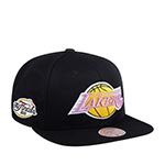 Бейсболка MITCHELL NESS арт. HHSS2976-LALYYPPPBLCK Los Angeles Lakers NBA (черный)