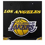 Бейсболка MITCHELL NESS арт. HHSS2998-LALYYPPPBLCK Los Angeles Lakers NBA (черный)