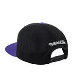 Бейсболка MITCHELL NESS арт. 6HSSJS19078-LALBKPR Los Angeles Lakers NBA (черный / фиолетовый)