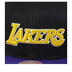 Бейсболка MITCHELL NESS арт. 6HSSJS19078-LALBKPR Los Angeles Lakers NBA (черный / фиолетовый)