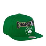 Бейсболка MITCHELL NESS арт. HHSS4225-BCEYYPPPGREN Boston Celtics NBA (зеленый)
