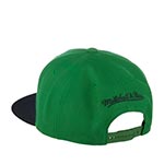 Бейсболка MITCHELL NESS арт. HHSS3264-BCEYYPPPGNBK Boston Celtics NBA (зеленый / черный)