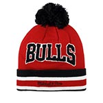 Шапка MITCHELL NESS арт. MN1-EU097-TCUFF-CHIB-RED Chicago Bulls NBA  (красный)