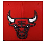 Бейсболка MITCHELL NESS арт. HHSS3264-CBUYYPPPRDBK Chicago Bulls NBA (красный / черный)