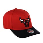 Бейсболка MITCHELL NESS арт. HHSS3265-CBUYYPPPRDBK Chicago Bulls NBA (красный / черный)