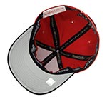 Бейсболка MITCHELL NESS арт. HHSS3265-CBUYYPPPRDBK Chicago Bulls NBA (красный / черный)