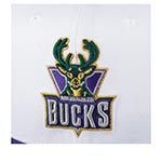 Бейсболка MITCHELL NESS арт. 6HSSSH21294-MBUWHPR Milwaukee Bucks NBA (белый / фиолетовый)