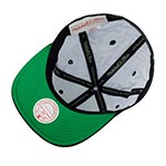 Бейсболка MITCHELL NESS арт. HHSS1212-BCEYYPPPBLCK Boston Celtics NBA (черный)