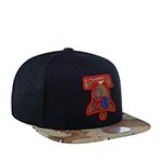 Бейсболка MITCHELL NESS арт. HHSS1101-P76YYPPPBLCK Philadelphia 76Ers NBA (черный / коричневый)