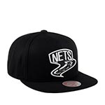Бейсболка MITCHELL NESS арт. 6HSSMM19495-BNEBLCK Brooklyn Nets NBA (черный)