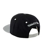 Бейсболка MITCHELL NESS арт. MN-ND49Z-2TSCRIPT-SASPURS San Antonio Spurs NBA (черный / серый)