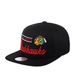 Бейсболка MITCHELL NESS арт. 6HSSLD21213-CBHBLCK Chicago Blackhawks NHL (черный)