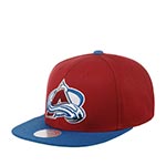 Бейсболка MITCHELL NESS арт. HHSS5367-CAVYYPPPRDLB Colorado Avalanche NHL (бордовый / синий)