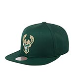 Бейсболка MITCHELL NESS арт. HHSS3256-MBUYYPPPGREN Milwaukee Bucks NBA (зеленый)