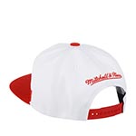 Бейсболка MITCHELL NESS арт. 6HSSSH22088-NJDWHIT New Jersey Devils NHL (белый / красный)