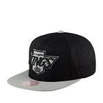 Бейсболка MITCHELL NESS арт. HHSS5367-LAKYYPPPBKGY Los Angeles Kings NHL (черный / серый)