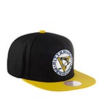 Бейсболка MITCHELL NESS арт. HHSS5367-PPEYYPPPBKYW Pittsburgh Penguins NHL (черный / желтый)